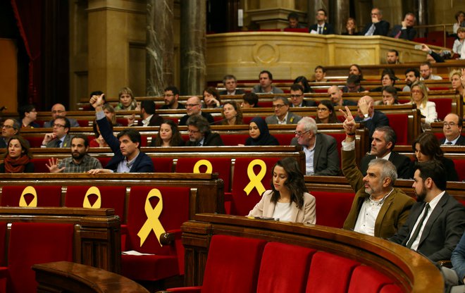 Sergej Flere: »Dejansko je šibka večina za katalonsko neodvisnost v Kataloniji sami sicer obstoječa, je pa pričakovati, da bo pešala.« Foto Reuters