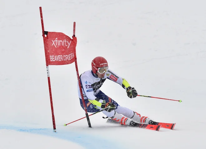 Žan Kranjec se je prvi podal na prvo progo, na koncu je bil četrti. FOTO: Usa Today Sports