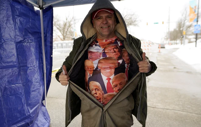 Trumpov podpornik. FOTO: Rick Wilking/Reuters