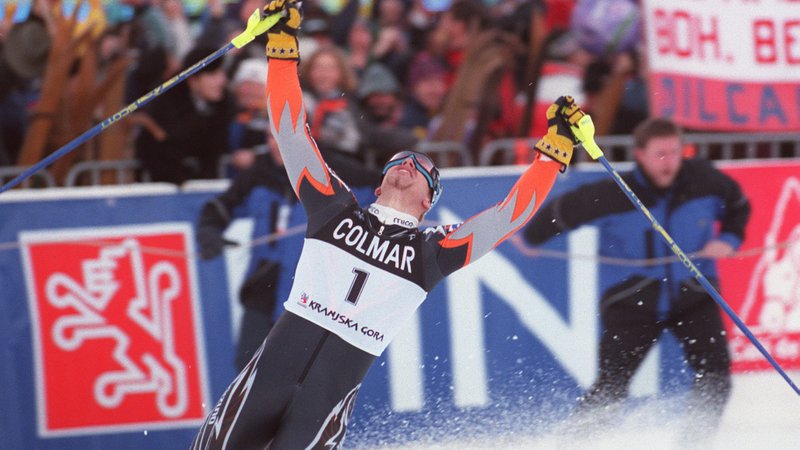 Fotografija: Zadnjo slovensko zmago na Vitrancu je Jure Košir prismučal 6. januarja 1999 v svoji paradni disciplini, slalomu.
FOTO: Jure Eržen/Delo
