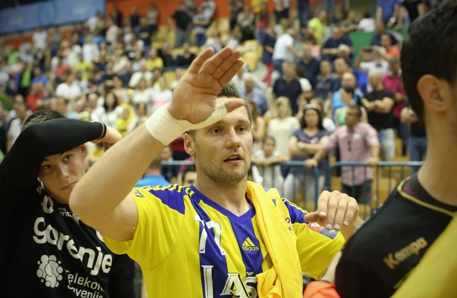 Luka Žvižej je bil pred 10 leti po vrnitvi iz tujine med udarnimi aduti celjske rokometne ekipe. FOTO: Jure Eržen/Delo