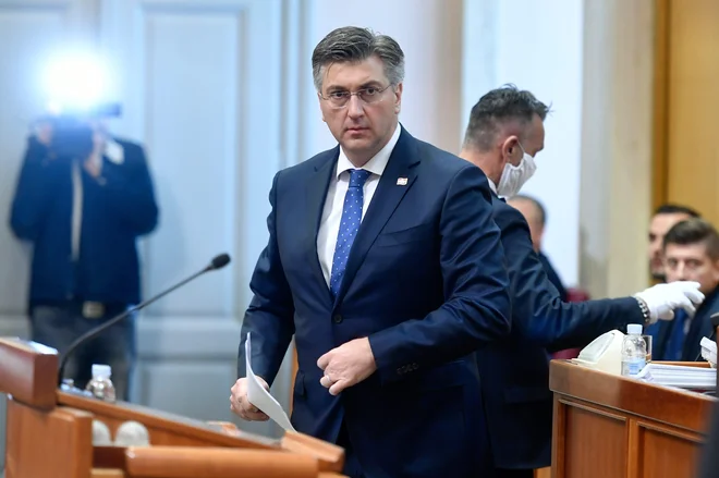 Nova vlada Andreja Plenkovića bo imela 16 ministrstev, štiri manj kot prejšnja. Foto Goran Mehkek/Cropix