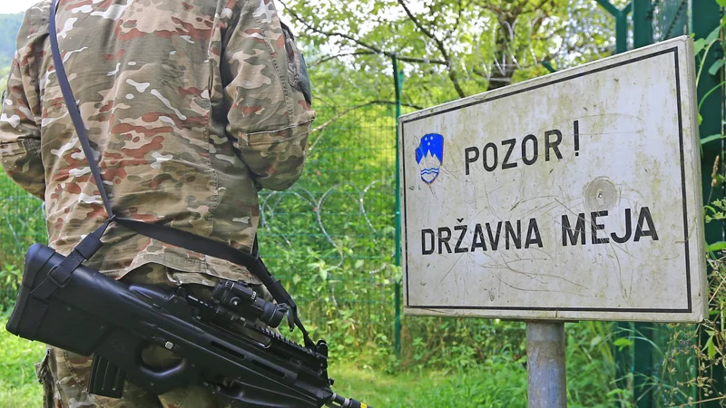 Fotografija: Po 37. členu pripadniki vojske nimajo policijskih pooblastil. FOTO: Tomi Lombar/Delo