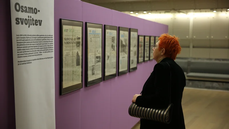 Fotografija: Razstava starih časopisov iz zbirke Alija Žerdina. FOTO: Jože Suhadolnik
