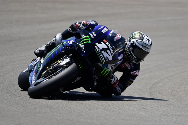 Maverick Viñales je znova pristal na drugem mestu. FOTO: Javier Soriano/AFP