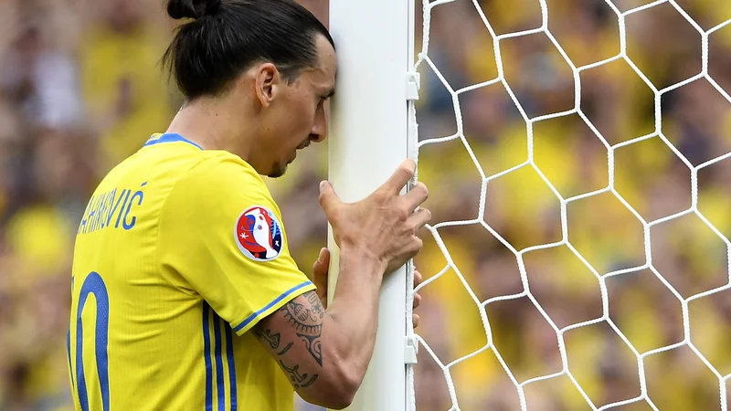 Fotografija: Zlatan Ibrahimović, ki pri skoraj 39 letih navdušuje v dresu Milana, se šele ogreva. FOTO: Jonathan Nackstrand/AFP