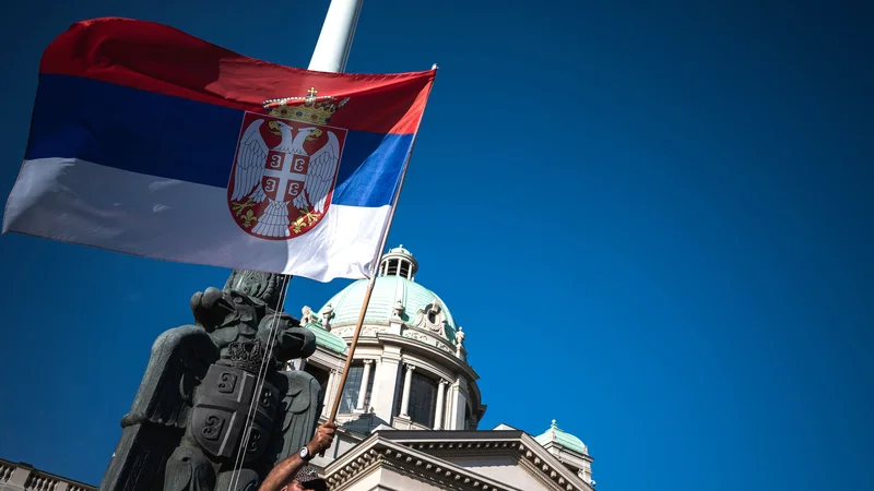 Fotografija: Beograjski podžupan Goran Vesić je poudaril, da morajo beograjske ulice nositi ime po ljudeh, ki so delali dobro v korist Srbije. FOTO: Andrej Isaković/AFP