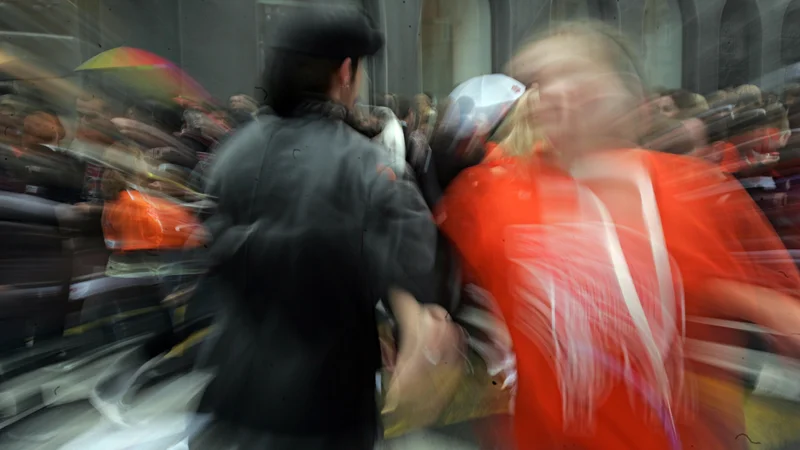 Fotografija: Odpadla je tudi letošnja maturantska parada. FOTO: Pivk Mavric/Delo