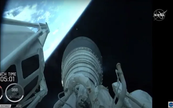FOTO: NASA TV/AFP