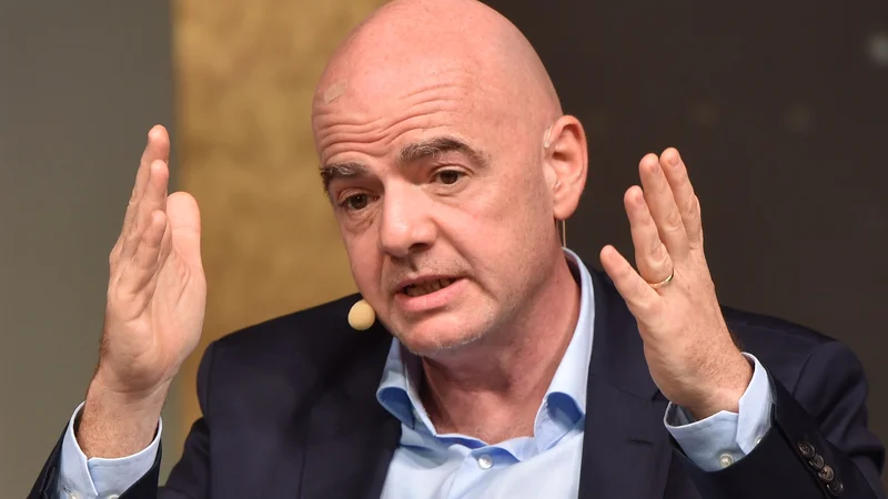 Fotografija: Gianni Infantino utegne izgubiti predsedniški stolček. FOTO: AFP