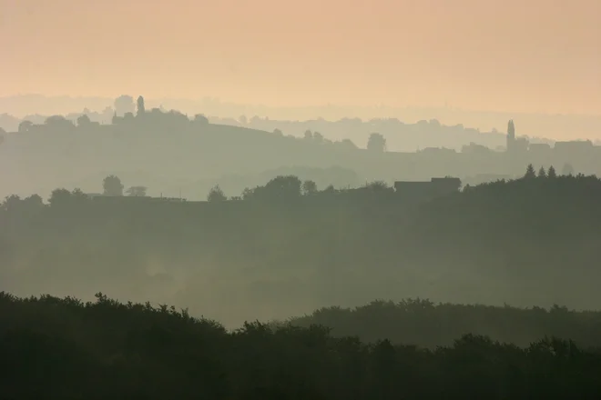 Pokrajina Ljutomersko-Ormoških goric okrog Jeruzalema je slovenska Toskana. FOTO: Jože Pojbič/Delo