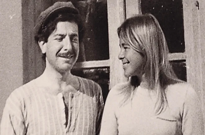 Leonard Cohen in Marianne Ihlen; prizor iz filma Marianne & Leonard: Ljubezenske pesmi FOTO: Arhiv Kinodvor