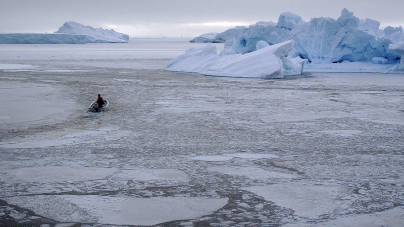 Fotografija: Znanstveniki napovedujejo, da do konca stoletja arktičnega ledu poleti ne bo več. FOTO: Svebor Kranjc/Reuters