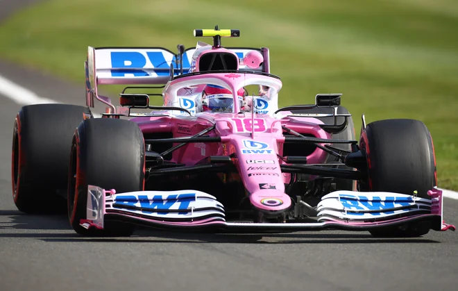Lance Stroll je bil najhitrejši na drugem treningu. FOTO: AFP