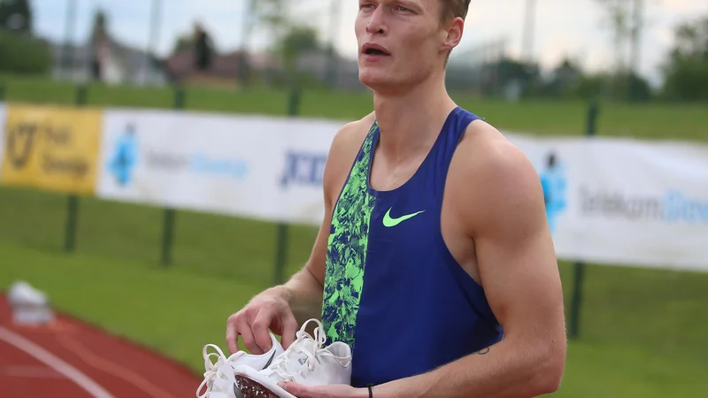 Fotografija: Luka Janežič je bil poškodovan, zdaj je ujel zdravi veter na 400 m. FOTO: Tadej Regent