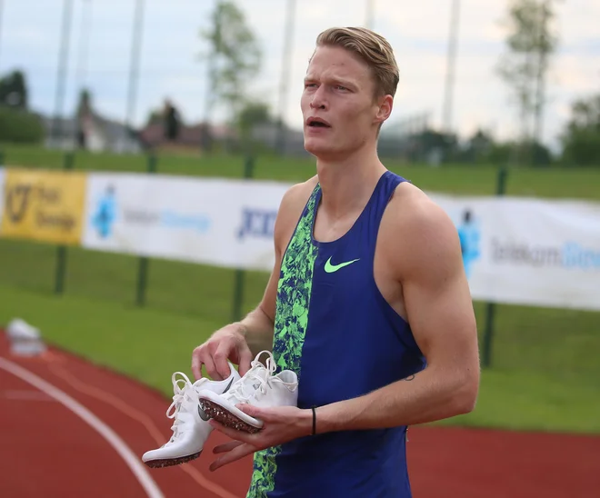 Luka Janežič je bil poškodovan, zdaj je ujel zdravi veter na 400 m. FOTO: Tadej Regent