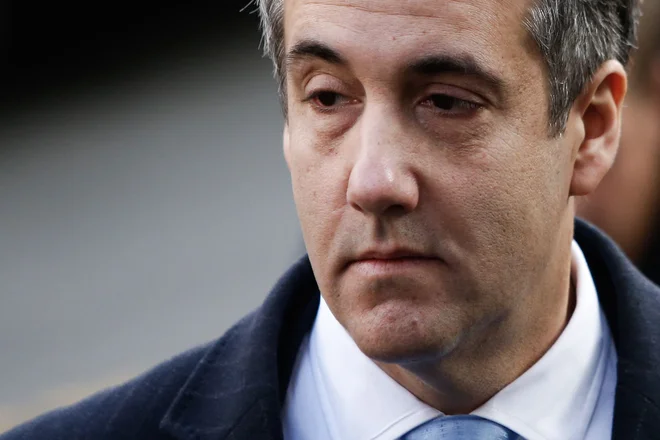 Nekdanji Trumpov odvetnik Michael Cohen je bil pred krakim izpuščen iz zapora. FOTO: Eduardo Muñoz Alvarez/AFP