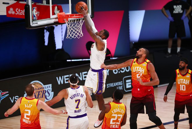 LeBron James je dal 22 točk za Lakers. FOTO: USA Today Sports