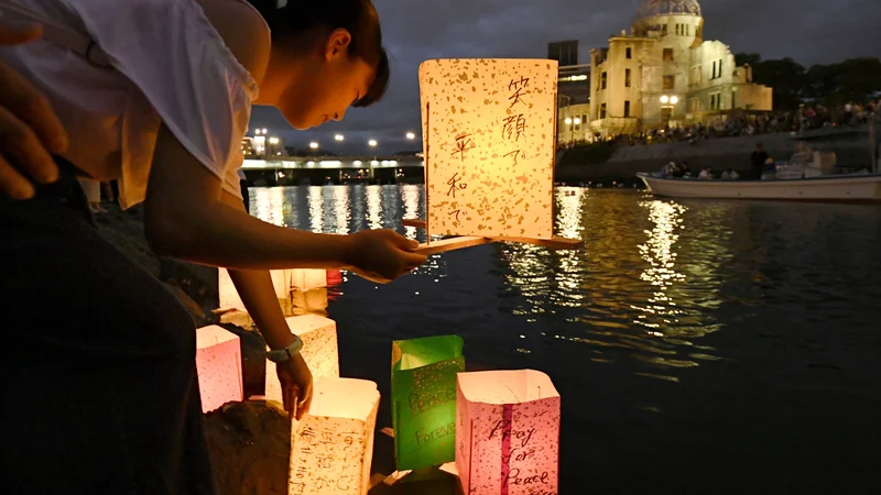 Fotografija: Jedrske vojne ne bo nikoli več samo v primeru, če bo jedrsko orožje popolnoma odstranjeno. FOTO: Kjodo Kjodo/Reuters