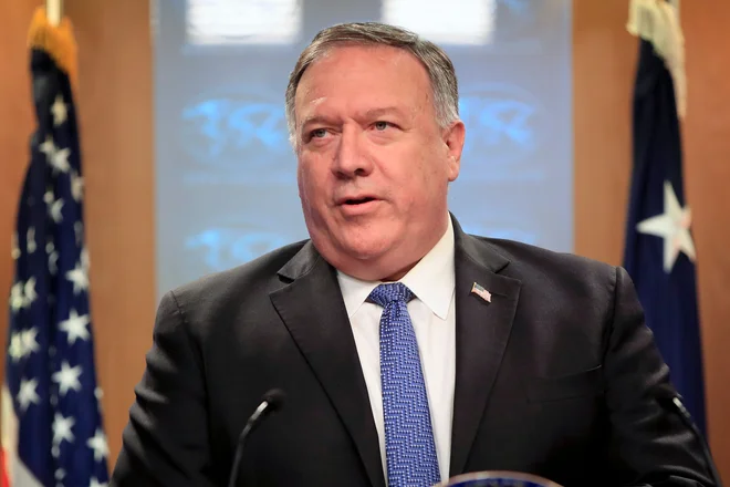 Mike Pompeo bo obiskal Češko, Slovenijo, Avstrijo in Poljsko. FOTO: Martinez Monsivais/AFP