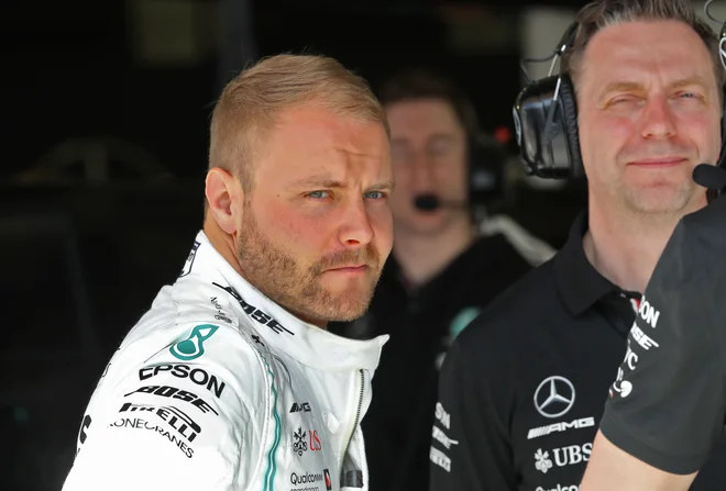 Valtteri Bottas ostaja zvest nemškemu moštvu. FOTO: Karim Sahib/AFP