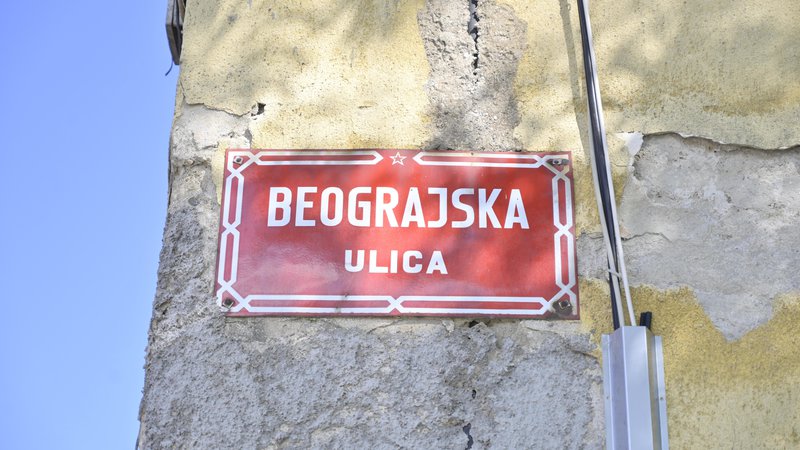 Fotografija: Beograjska ulica v Mariboru. FOTO: Marko Pigac