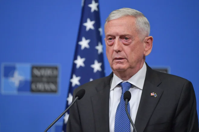 Ameriški obrambni minister James Mattis.<strong> </strong>FOTO: Emmanuel Dunand/Afp