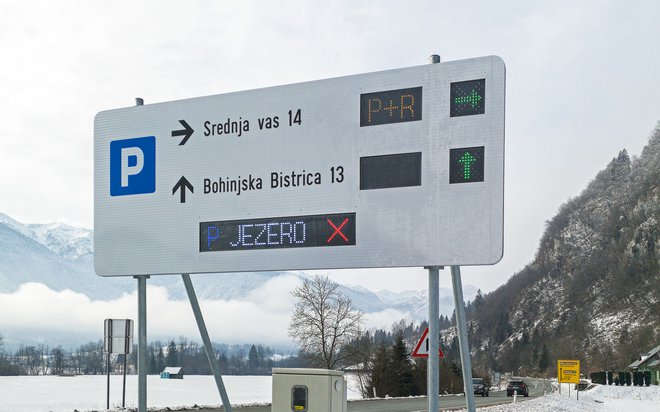 Usmerjevalne table.<br />
Foto: Podjetje Palisada Sistemi, strateški partner A1 Slovenija na področju pametnih mest.
