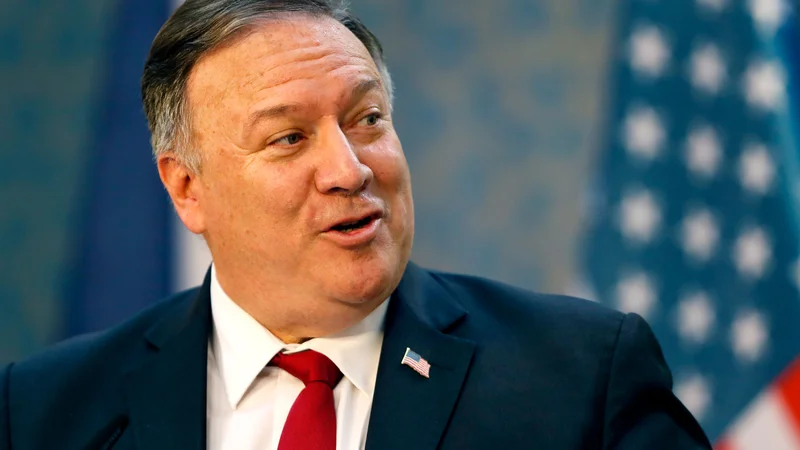 Fotografija: Ameriški državni sekretar Mike Pompeo bo med petdnevno turnejo obiskal štiri države: Češko, Slovenijo, Avstrijo in Poljsko. Foto: Petr David Josek/Afp