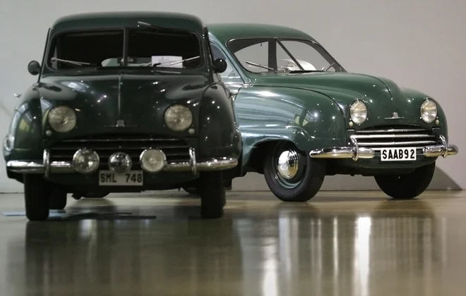 Prvi saab 92 izpred sedemdesetih let Foto Bob Strong/Reuters