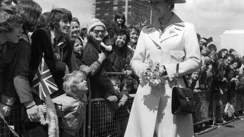 Princesa Ana na obisku v Washingtonu v ZDA leta 1974. Foto Wikipedija