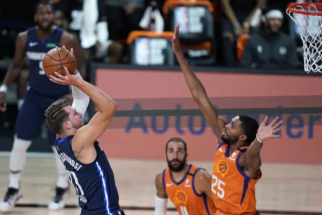 Luka Dončić je prispeval zanj skromnih 18 točk, a bil kljub temu prvi strelec Dallasa. FOTO: Ashley Landis/Usa Today Sports
