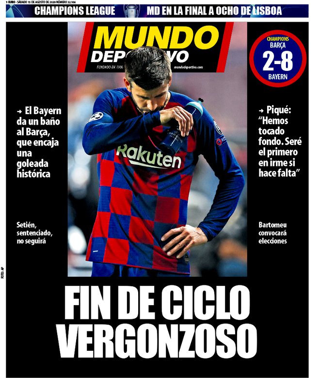 Španski športni dnevnik Mundo Deportivo. FOTO: J. S.