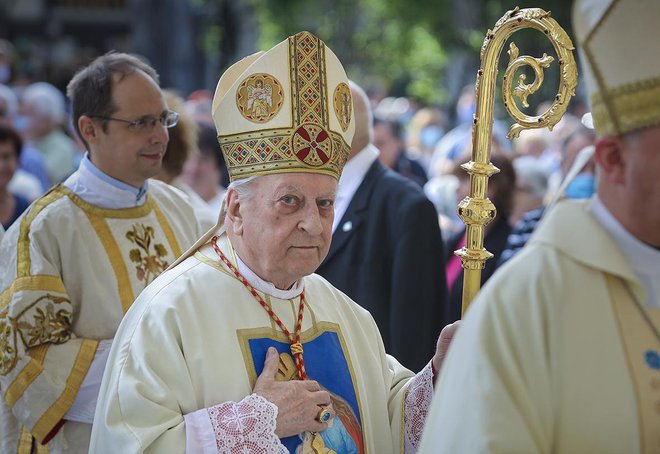 Kardinal Franc Rode. FOTO: Jože Suhadolnik/Delo