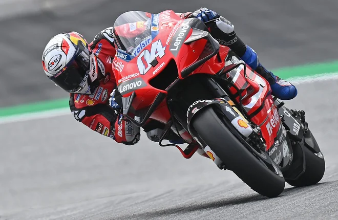 Andrea Dovizioso je ubranil zmago na veliki nagradi Avstrije. FOTO: Joe Klamar/AFP