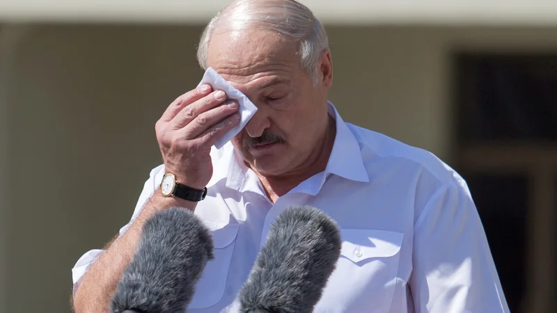 Fotografija: Aleksander Lukašenko je danes spet poudaril, da ponovitve volitev ne bo. Foto: Stringer/Reuters