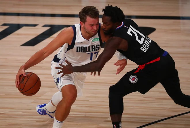 Luka Dončić je spravljal v velike težave obrambo LA Clippers. FOTO: Kim Klement/ USA Today Sports