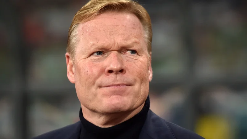 Fotografija: Ronald Koeman se vrača na štadion Camp Nou, tokrat v vlogi glavnega trenerja. FOTO: Sergei Gapon/AFP