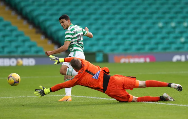 Škotski prvak Celtic ničesar ni prepustil naključju in s pol ducata golov dosegel najvišjo zmago v sinočnjih tekmah 1. kola kvalifikacij za ligo prvako. FOTO: Russell Cheyne/Reuters