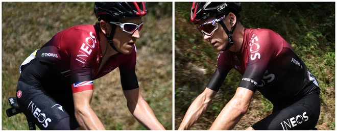 Geraint Thomas (levo) in Chris Froome bosta izpustila letošnji Tour de France. FOTO: Anne-Christine Poujoulat/AFP