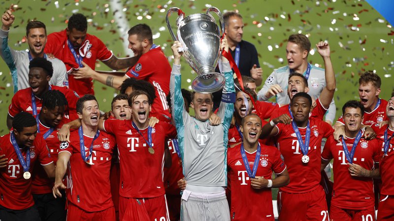 Fotografija: Enajst tekem, enajst zmag. Bayern je zasluženo evropski prvak. FOTO: Matthew Childs/Reuters