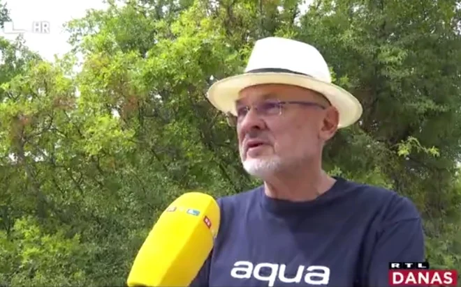 Težko je Jelku Kacinu na Krku. FOTO: Zajem zaslona/RTL