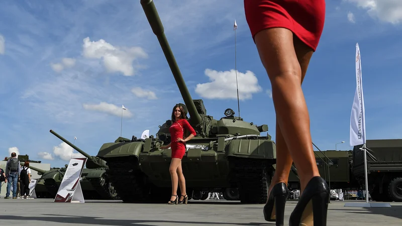 Fotografija: V vojaškem parku Patriot na obrobju Moskve poteka 6. mednarodni vojaško tehnični forum Armija 2020. FOTO: Kirill Kudryavtsev/Afp