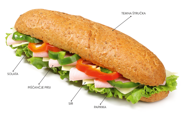 Za malico izberite pisani sendvič BE-FIT. FOTO: Spar