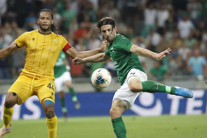 Najboljši strelec Olimpije v prejšnji sezoni Ante Vukušić je prvi in edini evropski gol za Olimpijo dosegel lani v Malatyi, današnji drugi bi bil vreden zlata. FOTO: Leon Vidic