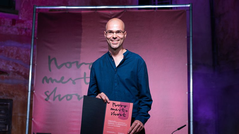 Fotografija: Sergej Curanović je prejemnik nagrade novo mesto. FOTO: Ema Koncilija