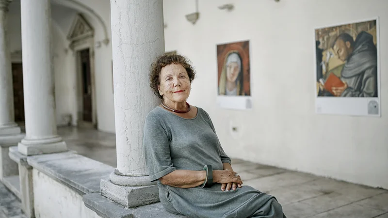 Fotografija: Sonja Ana Hoyer - slovenska umetnostna zgodovinarka, konservatorka svetnica, likovna kritičarka in pedagoginja. FOTO: Blaž Samec