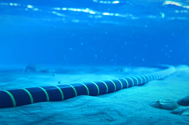 V priobalnih pasovih so kabli debeli približno pet centimetrov, v globljih delih oceanov pa pol manj. Foto Shutterstock