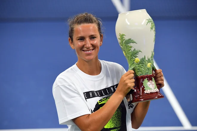 Belorusinja Viktorija Azarenka je po štirih letih spet osvojila turnir iz svetovne serije. FOTO: Robert Deutsch/USA Today Sports