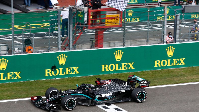 Fotografija: Lewis Hamilton neustavljivo drvi k četrtemu zaporednemu in skupno sedmemu naslovu svetovnega prvaka v formuli 1. FOTO: Francois Lenoir/AFP
